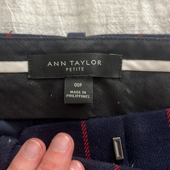 Ann Taylor windowpane pants - Picture 2 of 4